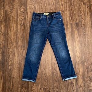 Democracy Women's Straight Leg Jeans in Deep Blue